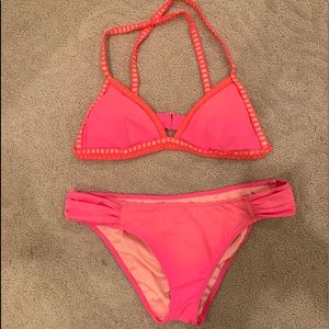 pink victoria’s secret bikini